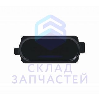 Кнопка Home (толкатель) в сборе (цвет - black) для Samsung SM-J250F/DS Galaxy J2 (2018)