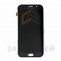 Дисплей в сборе с сенсорным стеклом (тачскрином) (Black) для Samsung SM-A720X