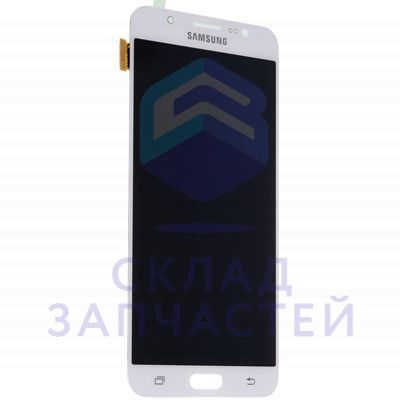 Дисплей (lcd) в сборе с сенсорным стеклом (тачскрином) (White) для Samsung SM-J710FN/DS