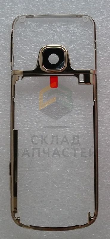 Рама корпуса с защитным стеклом камеры (Gold) для Nokia 6700 Classic