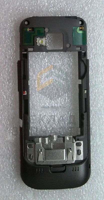 Средняя часть корпуса в сборе с разъёмами (Black) для Nokia C5-00