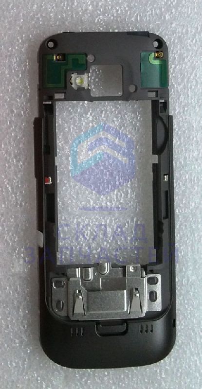 Средняя часть корпуса в сборе с разъёмами (Black) для Nokia C5-00