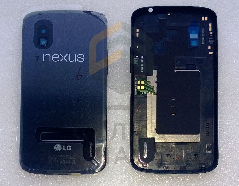 Крышка АКБ (цвет: Black) для LG E960 NEXUS 4
