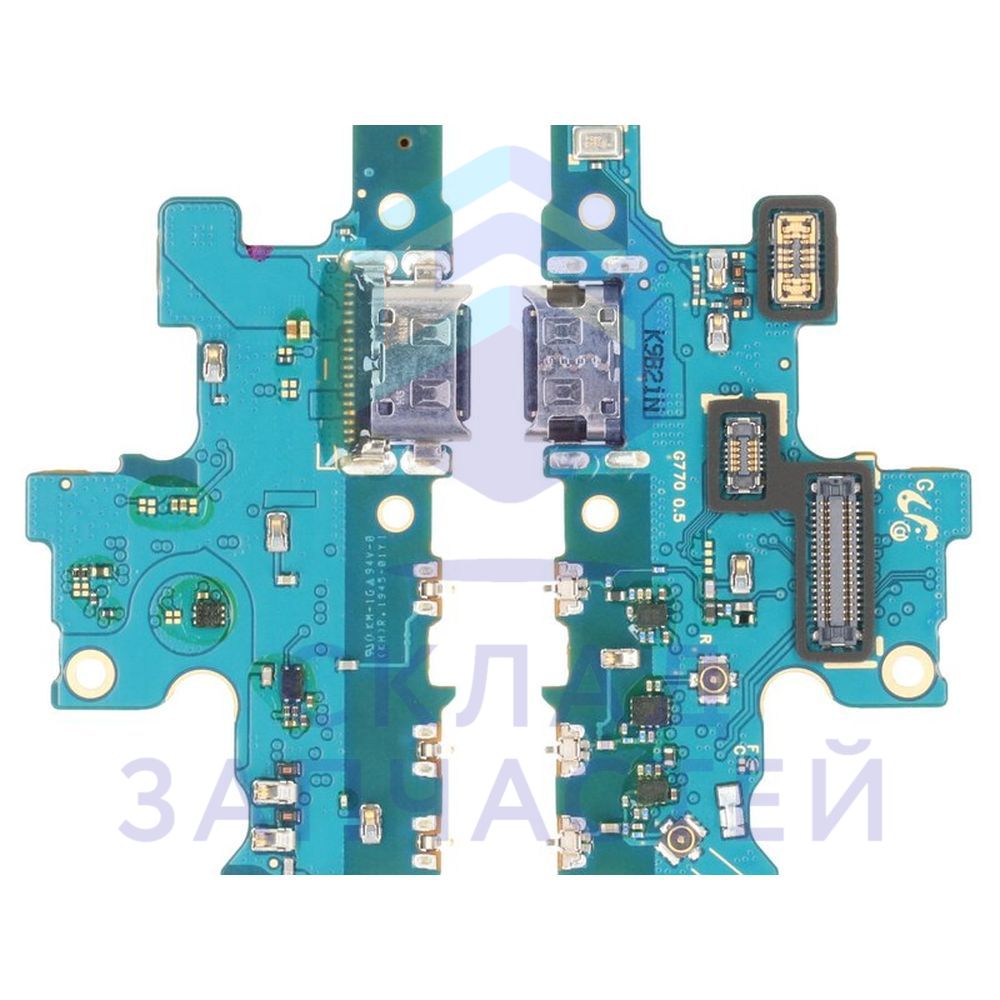 Разъём Type-C в сборе с микрофоном для Samsung Galaxy S10 Lite SM-G770F/DS