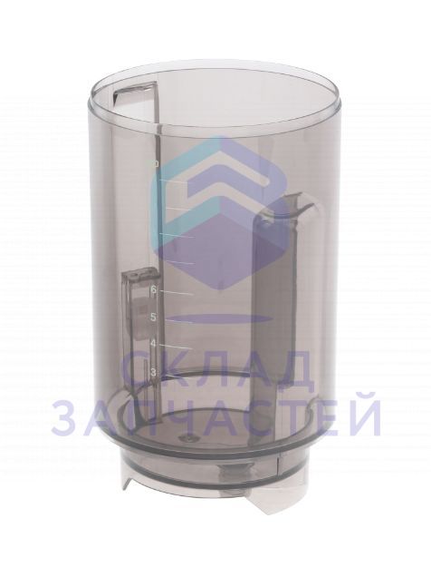 Емкость для воды 10 чашек с Ventil,прозрачная, цвет серый для Siemens TC86303/02