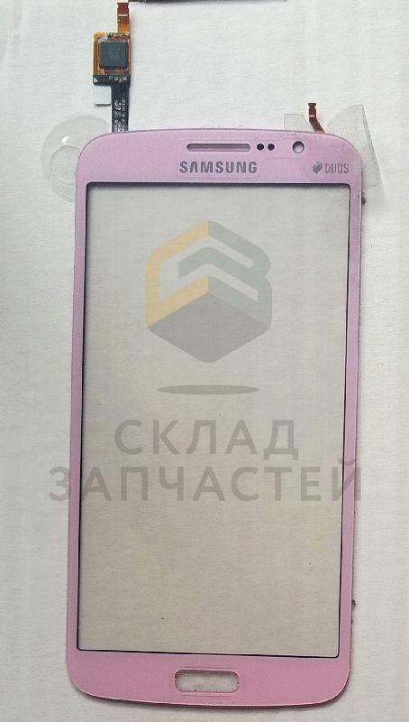 Сенсорное стекло (тачскрин) (Pink) для Samsung SM-G7102 GALAXY Grand 2
