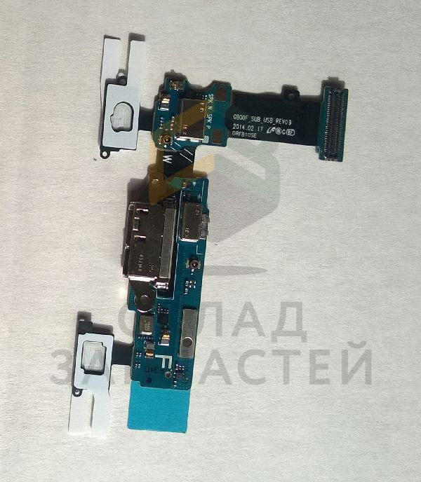 Разъем системный (microUSB) на плате для Samsung SM-G901 GALAXY S5 LTE-A