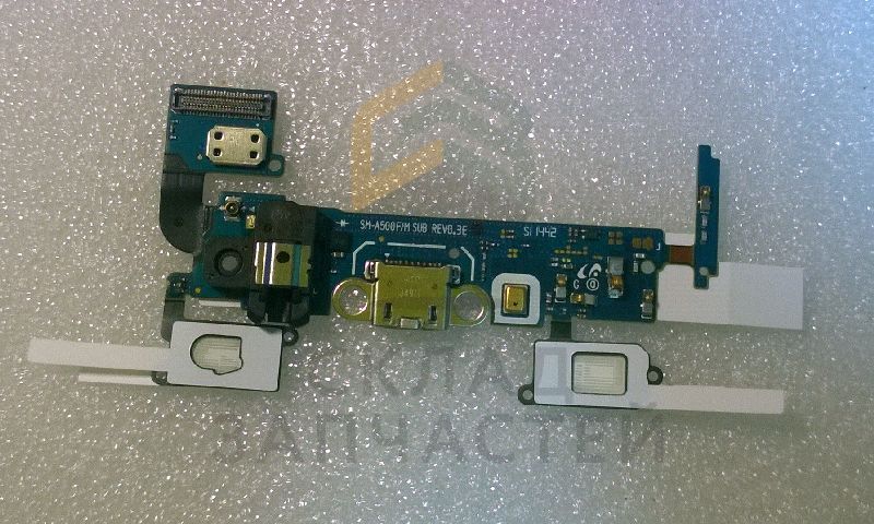 Разъем системный (microUSB) на плате для Samsung SM-A500F