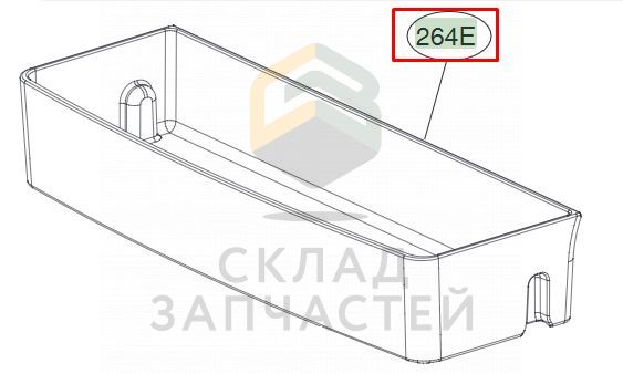 Полки двери для холодильника lg