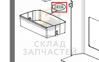 Полка-балкон холодильника для LG GC-Q22FTQKV.AMCQEUR