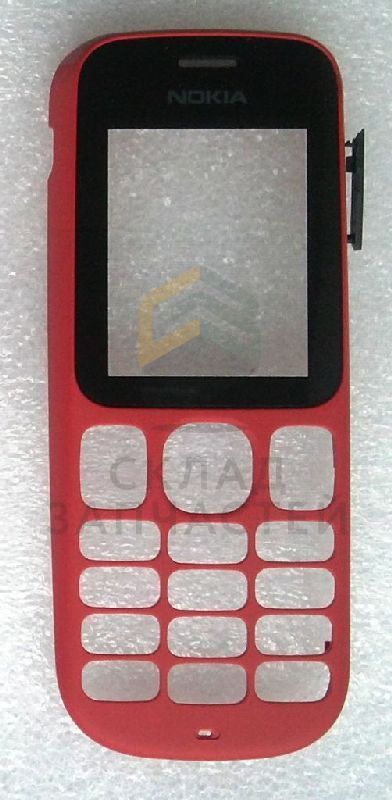 Передняя панель (Coral Red), оригинал Nokia 0258938