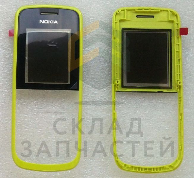Передняя панель с защитным стеклом дисплея (Green) для Nokia NOKIA 113
