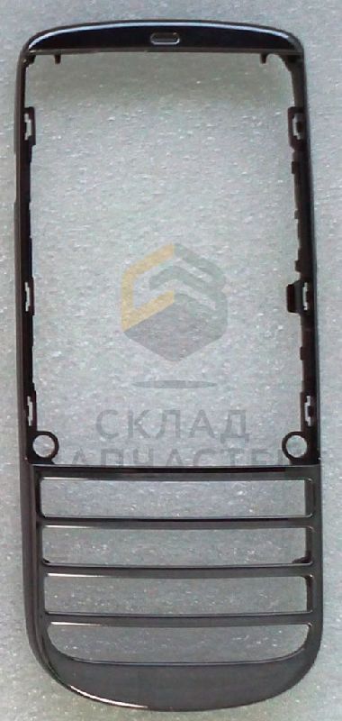 Передняя панель корпуса с бок. кнопками (Graphite) для Nokia ASHA 300