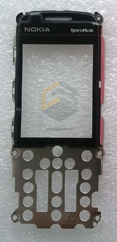 Защитное стекло дисплея на металлической рамке в сборе с ушным динамиком(Warm Silver) для Nokia 5130