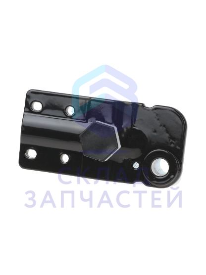 Изображение товара Дверной шарнир, левый нижний в комплекте (RAL9005) Woerwag W851Дверной шарнир, левый, оригинал Bosch 00623349