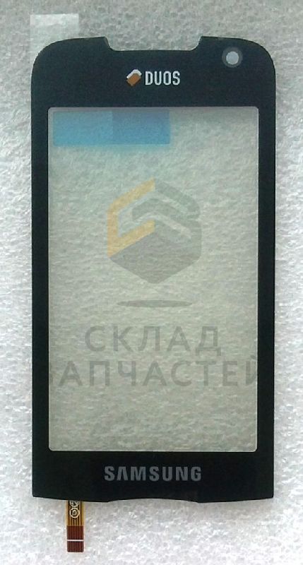 Сенсорное стекло (тачскрин) (Pearl Black), оригинал Samsung GH59-10226A