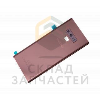 Крышка АКБ в сбре с защитным стеклом камеры, без датчика отпечатка пальца (цвет - Brown) для Samsung SM-N960F/DS