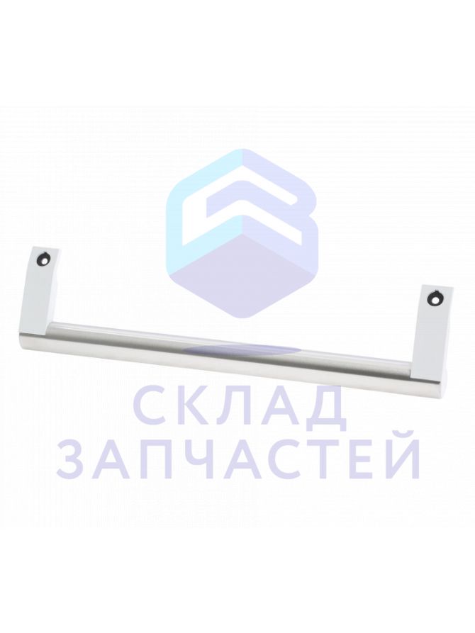 Ручка двери, нерж.сталь с белыми креплениями, L=335 мм для Siemens KD46NAW30N/02