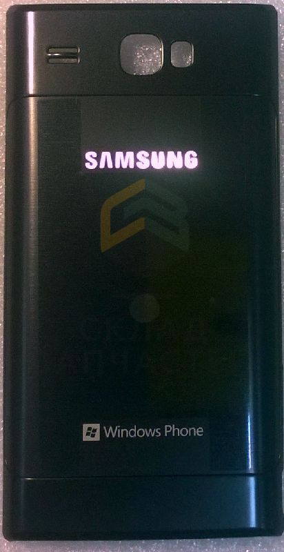 Крышка АКБ (Metallic Black) для Samsung GT-I8350 OmnIa W