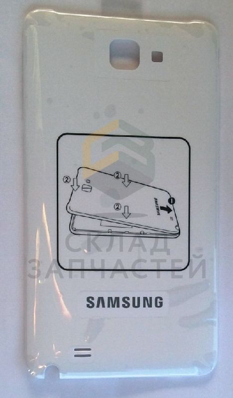 Крышка АКБ (Ceramic White) для Samsung GT-N7000 GALAXY Note