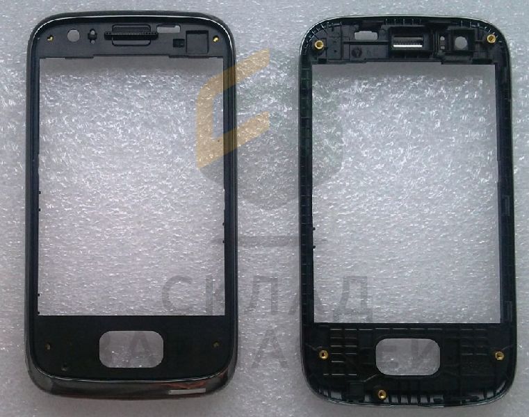 Передняя панель (Absolute Black) для Samsung GT-S6102 GALAXY Y Duos