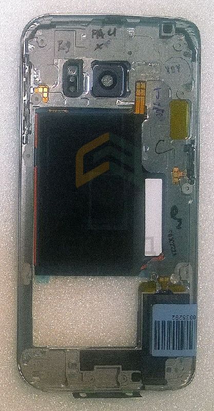 Задняя часть корпуса (Black) в сборе для Samsung SM-G925F Galaxy S6 Edge