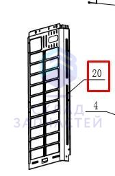 Боковая панель (слева) для Haier 1U50S2SJ2FA (AAA8M9E0900)