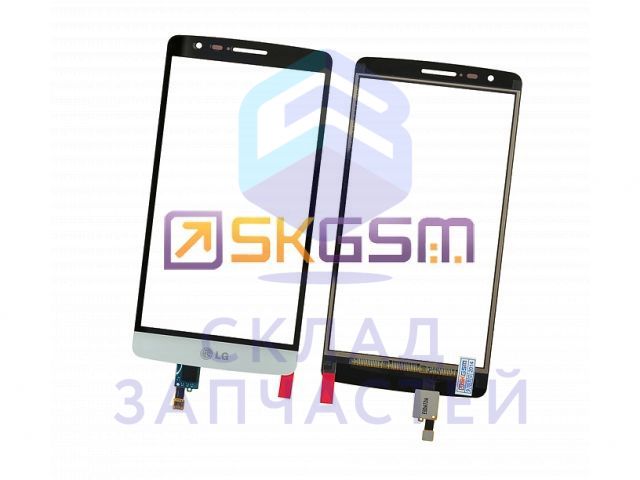 Сенсорная панель (touch/panel) (цвет - White), аналог для LG D722 G3S LTE