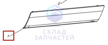 Панель для Haier HSU-24HNF203/R2-W (AAABB9E6G00)