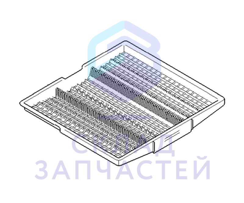 Верхняя группа лотков-фиолетовая для Beko DEN28320GB