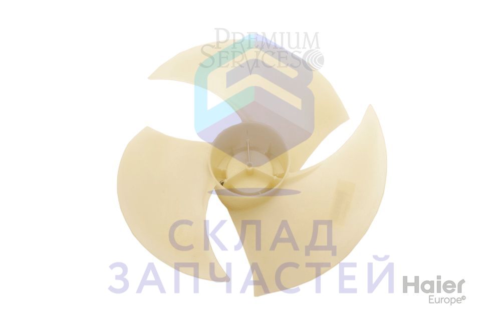 A0010204611 Haier оригинал, Крыльчатка внешнего блока D-445мм, Н-105, Отверстие (D-8)