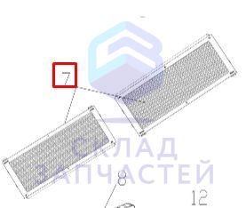 Изображение товара Оригинальный воздушный фильтр Haier A0010896817 для внутреннего блока