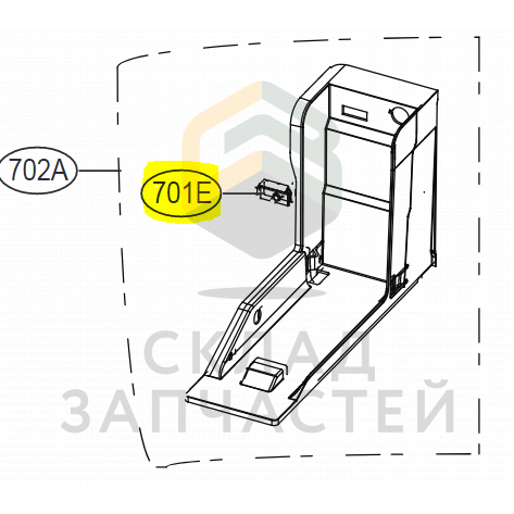 Кнопка переключатель для LG GA-B499TASB