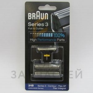 Сетка + р/блок бритвы для Braun 31B