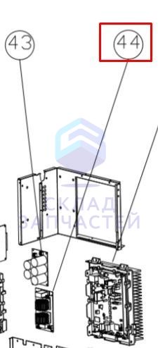 0150401762 Haier оригинал, доска фильтра