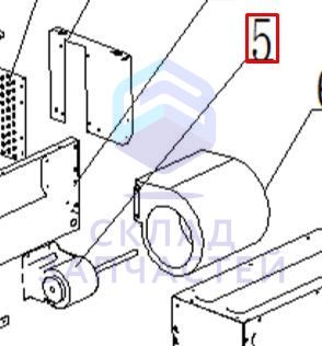 Изображение товара 0150401791 Haier оригинал, двигатель вентилятора