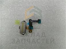 Кнопка Home (толкатель) в сборе (Gold) для Samsung SM-T810