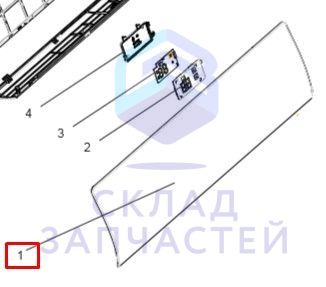 Изображение товара A0011008213 Haier оригинал, Передняя панель корпуса, внутренний блок