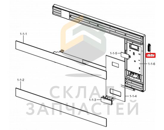 Панель кронштейна для Samsung MG22M8074AT/EU