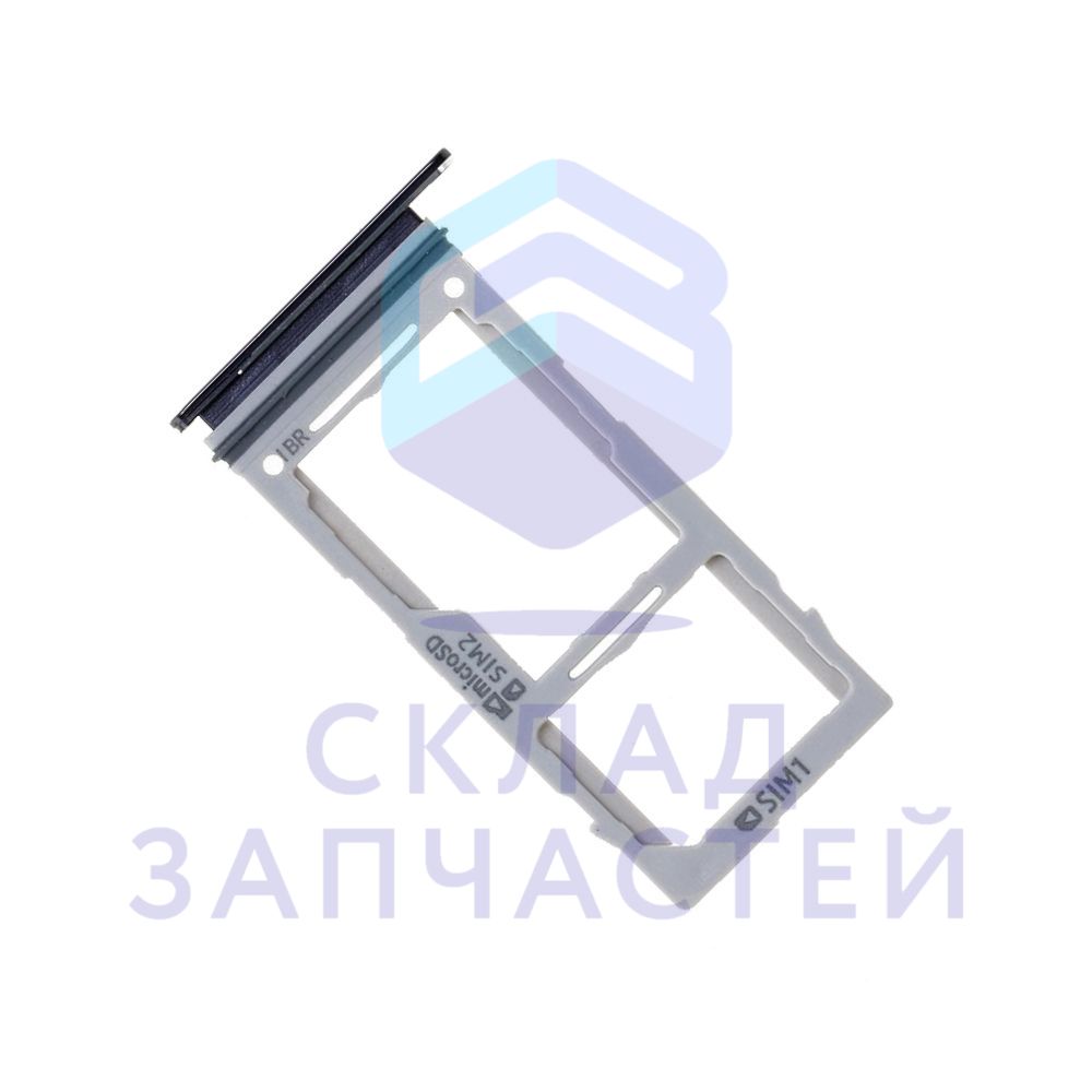 Лоток SIM-карты (цвет: Black) для Samsung SM-G970F/DS Galaxy S10e