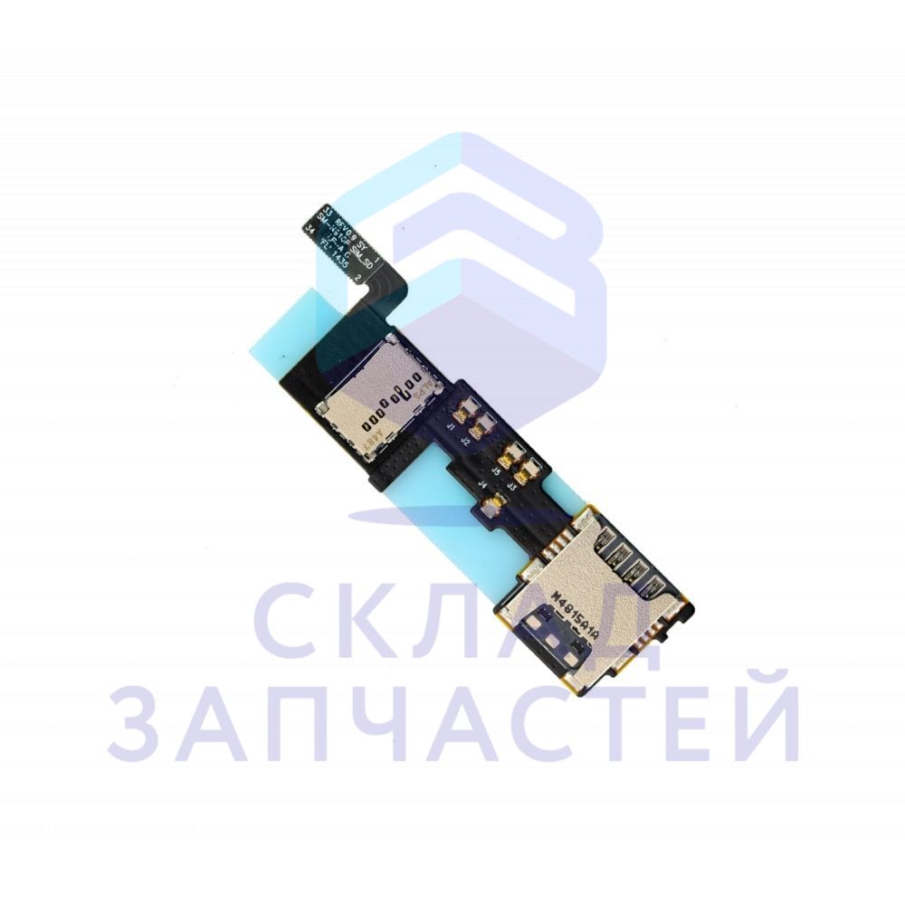 Раззъем SIM карты в сборе для Samsung SM-N910X