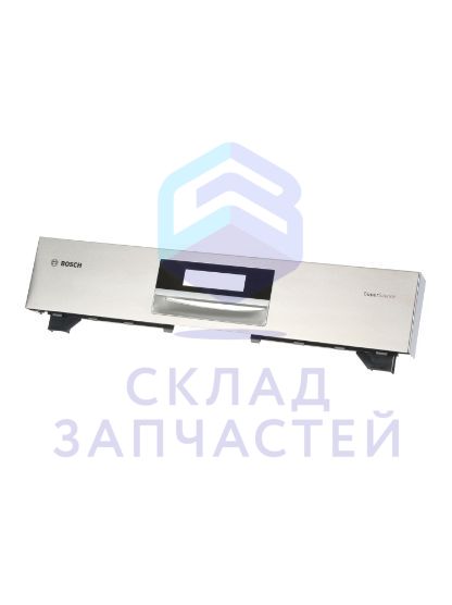 Изображение товара 00740946 Bosch оригинал, передняя панель, нержавеющая сталь 4 програ ммы, 4 дополнительные функции