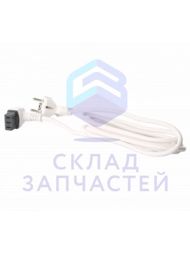 Соединительный кабель для отдельностоящего холодильника, с EU штекером, 2.4 м для Bosch KG56NVI30N/03