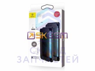 Baseus Anti Peeping - Tempered glass бронестекло Анти-шпион 2.5D 0.3mm в упаковке (цвет - White) для Apple iPhone 7 Plus