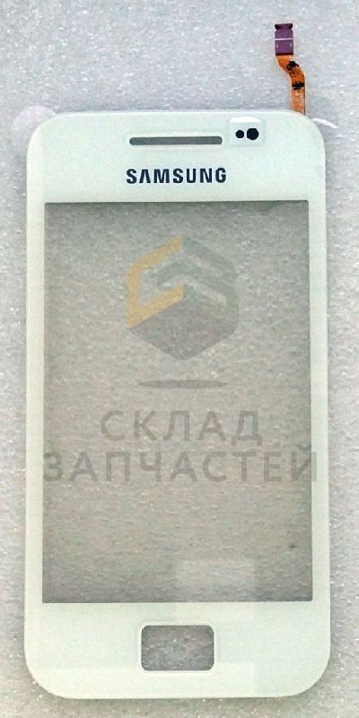 Сенсорное стекло (тачскрин) (Pure White), оригинал Samsung GH59-11853A