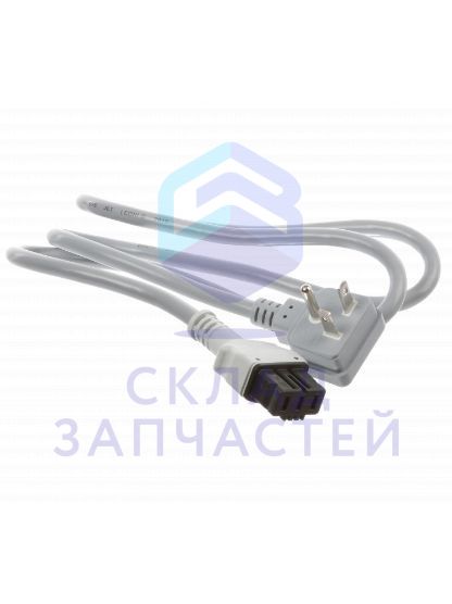 Соединительный кабель 16A, длина 1200 мм, серый, H05VV-F 3G1,5 для Bosch HBG634BB1/01