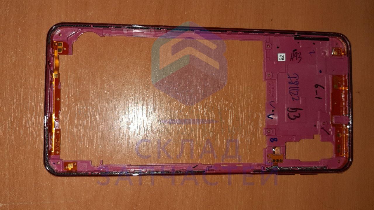Задняя часть корпуса в сборе (цвет - Pink) для Samsung SM-A750FN/DS