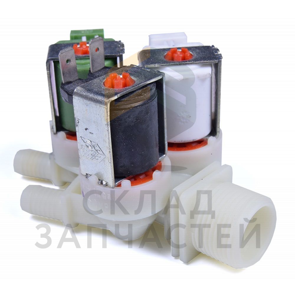 Электроклапан заливной (впускной) стиральной машины, оригинал Zanussi 1249472117
