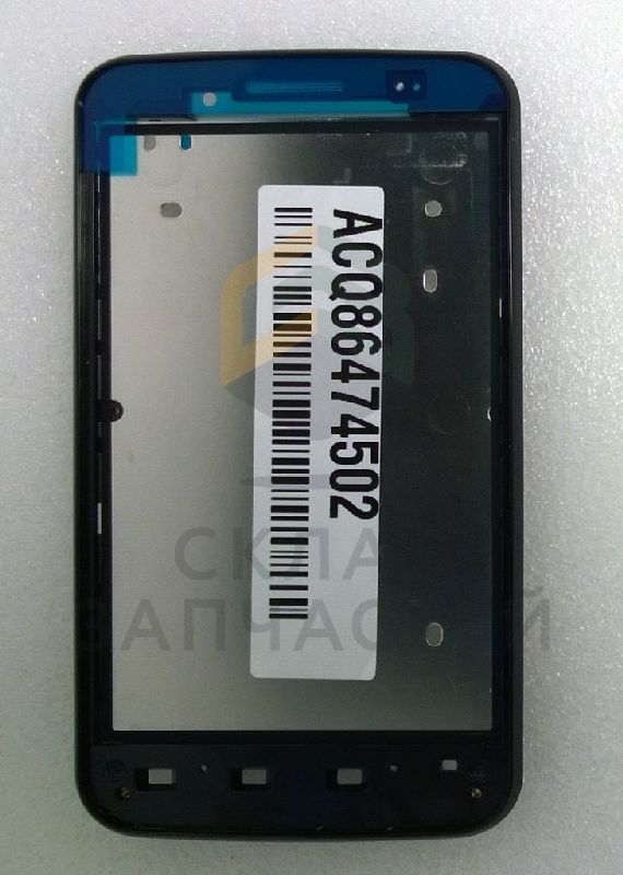 Передняя панель в сборе (Black) для LG E445 Optimus L4 II Dual