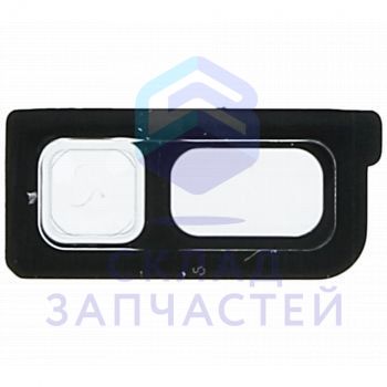 Защитное стекло вспышки (цвет - Black) для Samsung SM-N950F/DS